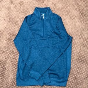 Blue Under Armour Quarter zip sweater